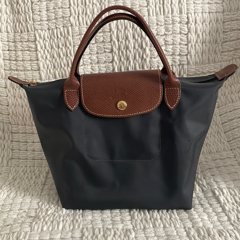 Longchamp signature folding tote